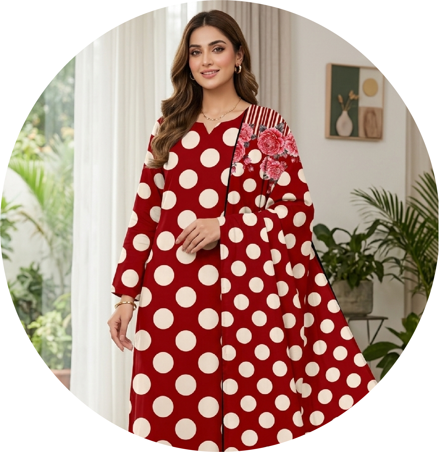 3PC All Over Printed Lawn