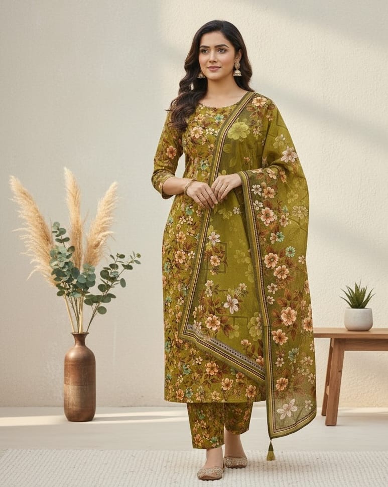 WomenUnstitched 3PC khaddar suits
