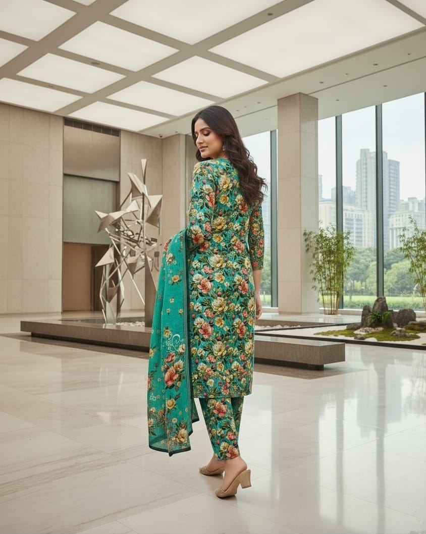 WomenUnstitched 3PC khaddar suits