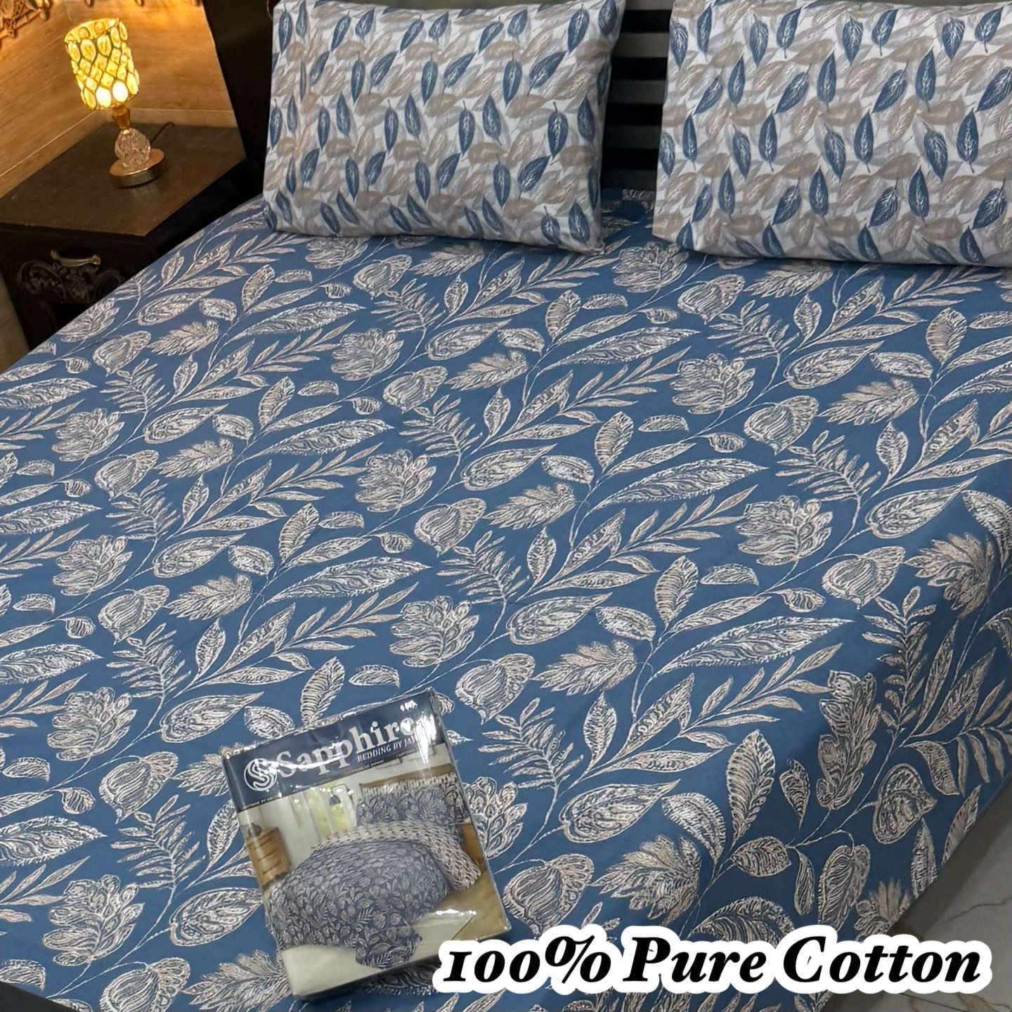 Pure Cotton 3PC Bedsheet